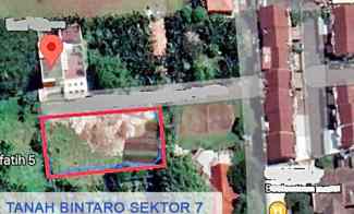 Kavling Tanah Istimewa Area Menteng Bintaro Jaya Sektor 7 Tangerang