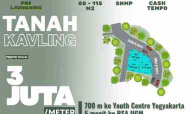 Pre-Launching Tanah Kavling Utara Youth Centre 4 menit ke RSA UGM