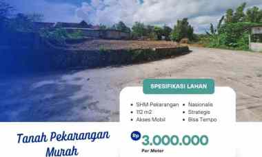 dijual tanah bolawen tlogoadi mlati
