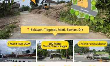 dijual tanah bolawen utara rsa ugm