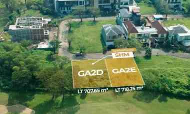 Tanah Kavling Golf View Ukuran Kecil Shm Citraland Dua Jejer