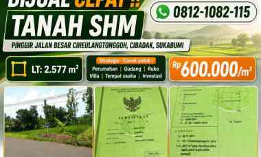 dijual tanah ciheulangtonggoh cibadak