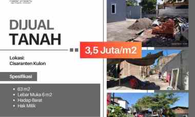 dijual tanah cisaranten kulon