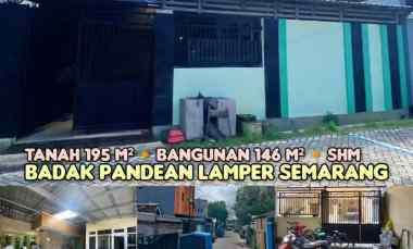 dijual tanah dan bangunan di badak semarang