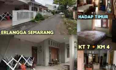 dijual tanah dan bangunan di erlangga semarang