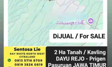 dijual tanah dayurejo