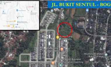 dijual tanah di bukit sentul