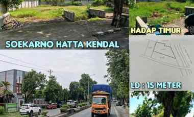 dijual tanah di jln raya soeta kebondalem kab kendal
