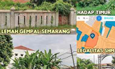dijual tanah di lemah gempal barusari semarang