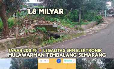 dijual tanah di mulawarman utara semarang