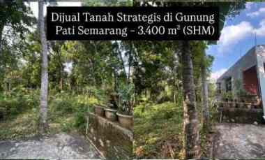 dijual tanah di ngijo gunung pati semarang