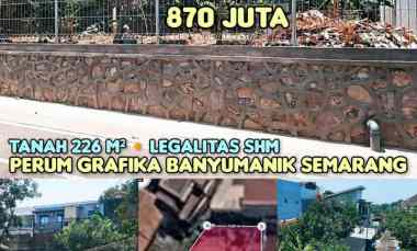 Dijual Tanah di Perum Grafika Banyumanik Semarang