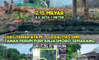 dijual tanah di puri anjasmoro sembar semarang