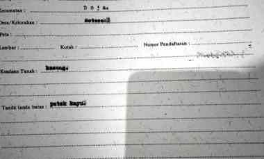 dijual tanah di segrumung metheseh boja kan kendal