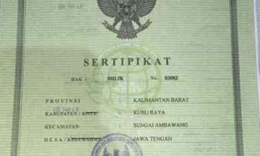 dijual tanah dijual tanah di desa jawa