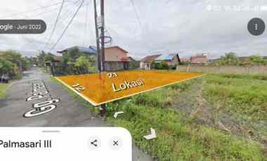 dijual tanah gang palmasari 3