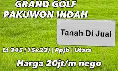 dijual tanah grand golf pakuwon indah
