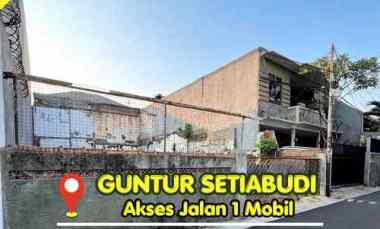 Dijual Tanah Kavling Guntur Setiabudi Lokasi Strategis Jalan 1 Mobil