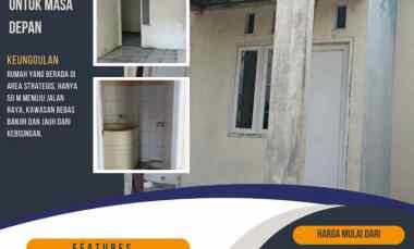 dijual tanah hook bonus rumah ex kantor pemasaran