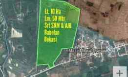 Tanah Dijual di JL. Setia mekar Babelan Kab. Bekasi