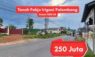 dijual tanah irigasi pakjo