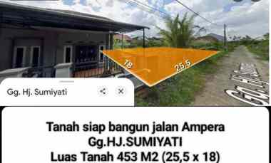 dijual tanah jalan ampera