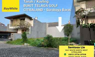 dijual tanah jalan bukit telaga golf