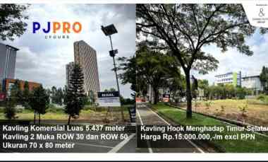 dijual tanah jalan bulevar harapan indah
