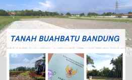 Tanah dekat Tol Buahbatu, 4jt-an Per meter, Bayar 12x tanpa Bunga