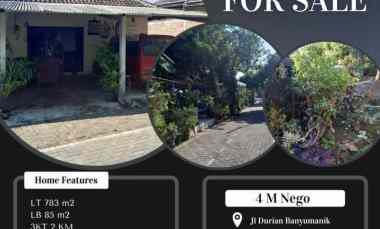 dijual tanah jalan durian