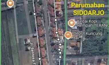 Dijual 2,2 Ha Tanah Perum Sidoarjo Jatim - jl. Gajah Mada - Kedungturi