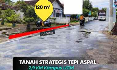 dijual tanah jalan palagan km 5