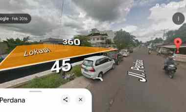 dijual tanah jalan perdana