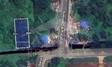 dijual tanah jalan perdana