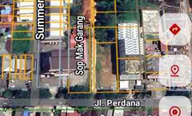 dijual tanah jalan perdana belakang sop