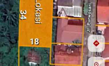 dijual tanah jalan purnama jalan