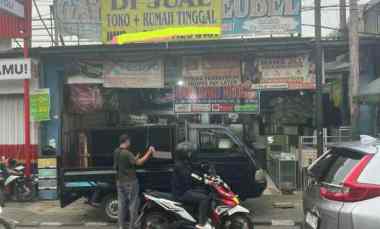 Toko Rumah Hitung Tanah Pinggir Jalan Raya Bogor Kramat Jati