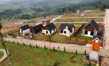 dijual tanah jalan raya puncak dua