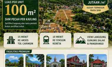 Dijual Tanah Kavling The Halimun Salak Bogor Selatan Shm Siap Bangun