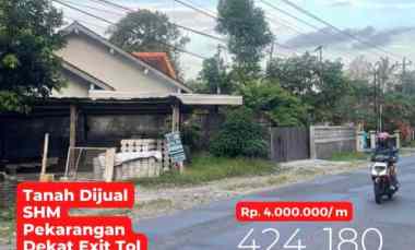 dijual tanah jalan seyegan tempel