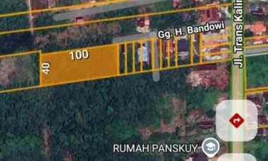 dijual tanah jalan transkalimantan