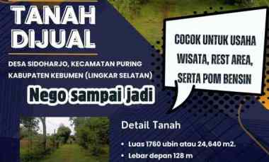 dijual tanah jalur pantai selatan jawa