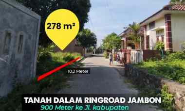 dijual tanah jambon