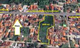 Tanah Jalan Raya untuk Gudang Pabrik Rumah Sakit di Jatibarang
