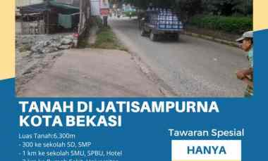 dijual tanah jatisampurna kota bekasi