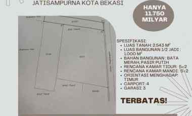 dijual tanah jatisampurna kota bekasi
