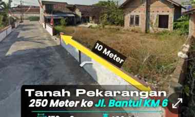 dijual tanah jl bantul km 6