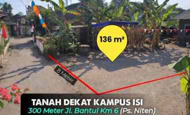 dijual tanah jl bantul km 6