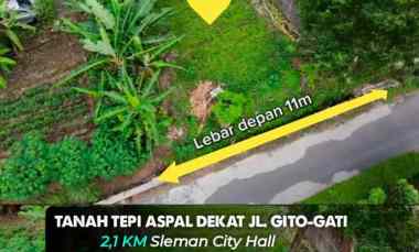 dijual tanah jl gito gati
