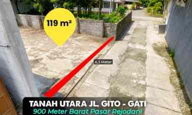 dijual tanah jl gito gati